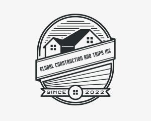 Roof Services - Roof Town House logo design