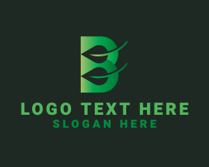 Leaf Letter B Logo