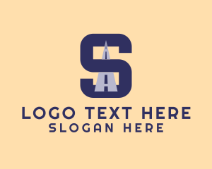 Courier - Highway Logistics Letter S logo design