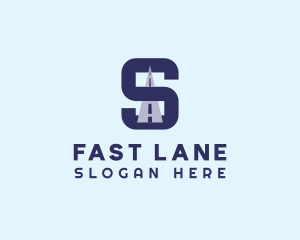 Highway - Highway Logistics Letter S logo design