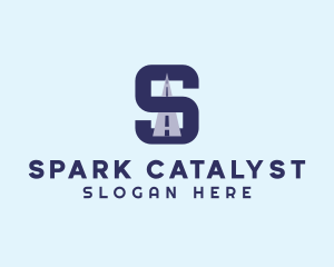 Highway Logistics Letter S logo design