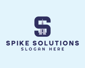 Highway Logistics Letter S logo design