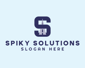 Highway Logistics Letter S logo design