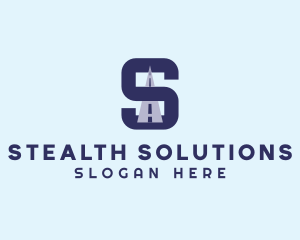 Highway Logistics Letter S logo design