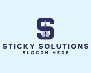 Highway Logistics Letter S logo design