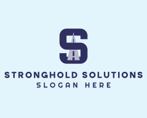 Highway Logistics Letter S logo design