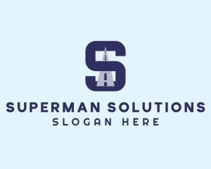 Highway Logistics Letter S logo design