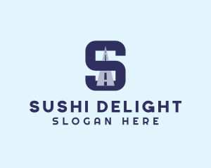 Highway Logistics Letter S logo design