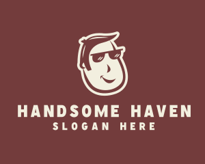 Handsome Guy Sunglasses logo design