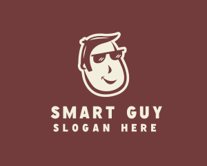 Handsome Guy Sunglasses logo design