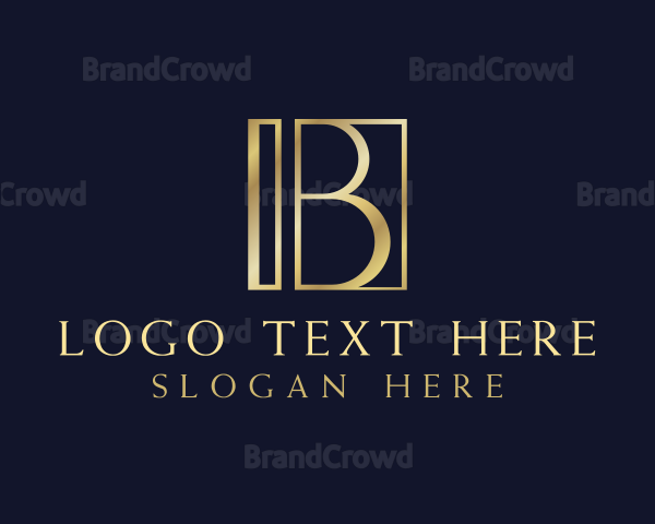 Luxury Premium Company Letter B Logo