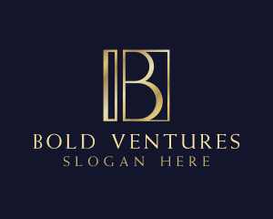 Luxury Premium Company Letter B logo design