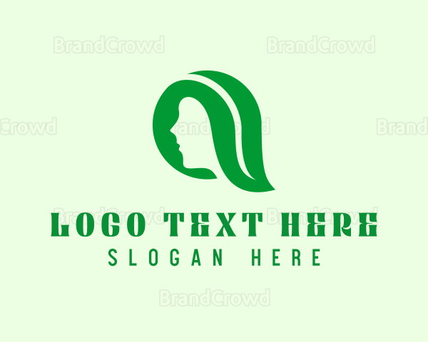 Eco Leaf Salon Logo