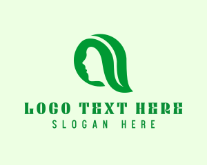 Sustainability - Eco Leaf Salon logo design