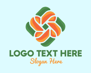 Fresh - Floral Knot Nature logo design