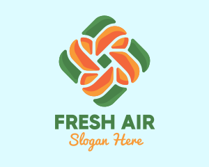 Floral Knot Nature logo design