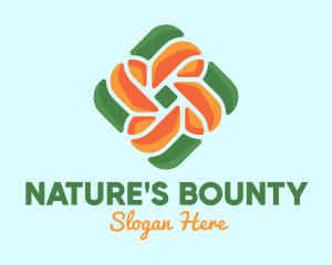 Floral Knot Nature logo design