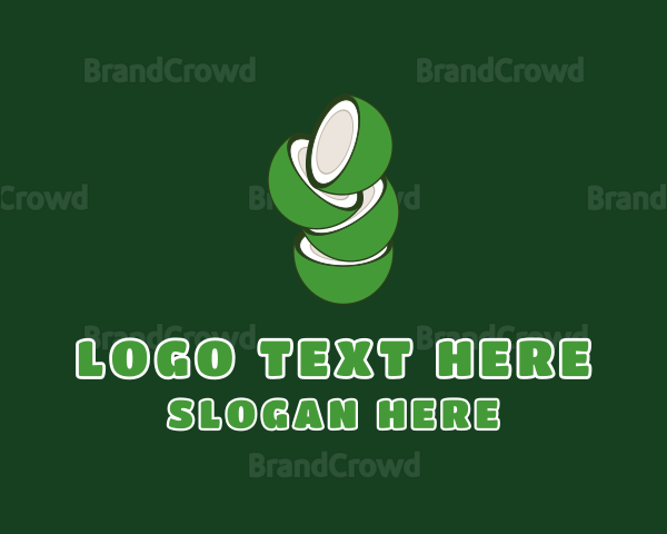 Green Fresh Coconut Logo