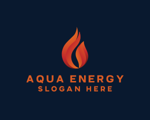 Fire Heat Energy logo design