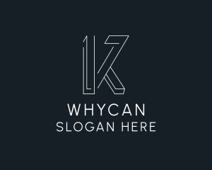 Elegant - Elegant Geometric Letter K logo design