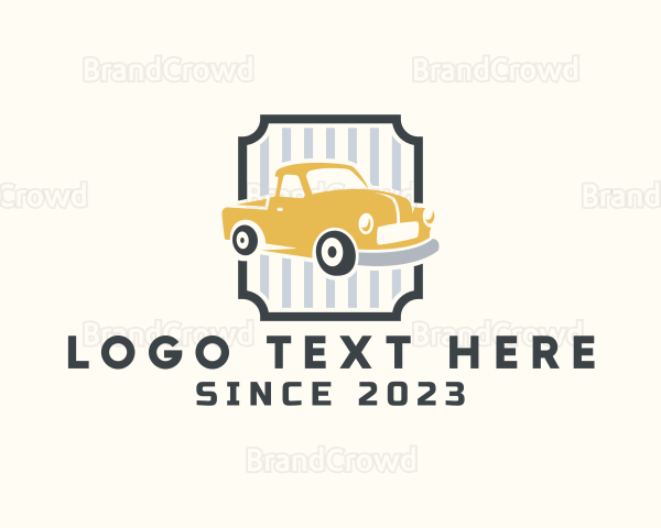 Retro Car Truck Logo