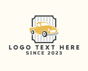 Transport - Retro Car Truck logo design