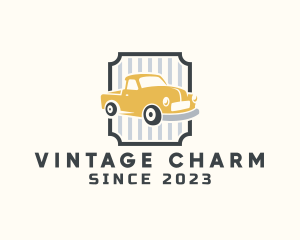 Old School - Retro Car Truck logo design