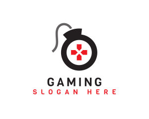 Controller Bomb Gaming  Logo