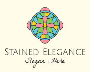 Decoration Stained Glass logo design