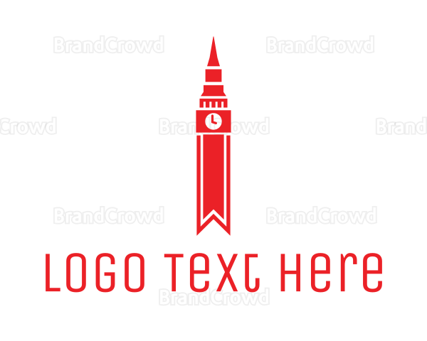 Red Clock Tower Logo