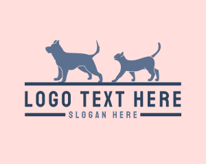 Canine - Pet Animal Clinic logo design