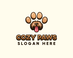 Paw Puppy Dog logo design