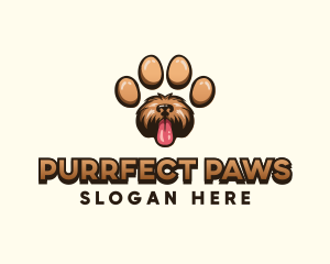 Paw Puppy Dog logo design