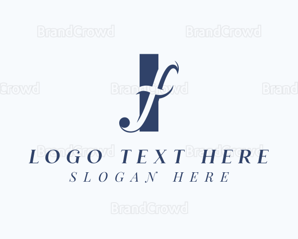 Fashion Boutique Letter F Logo