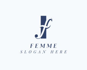 Fashion Boutique Letter F logo design