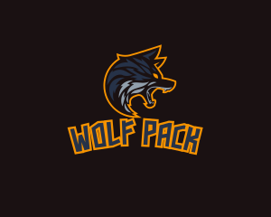 Angry Wolf Animal logo design