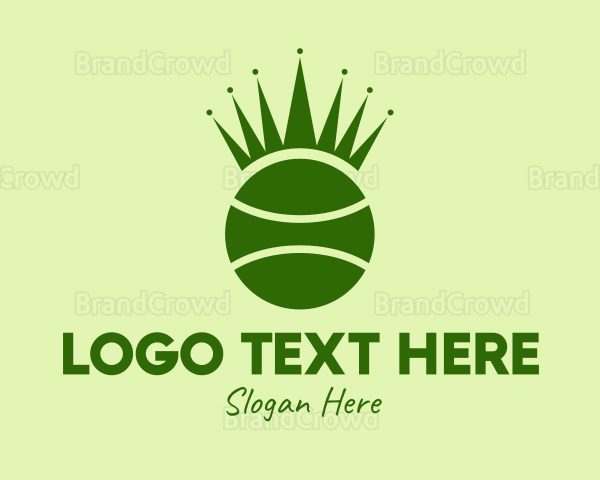 Tennis Ball Crown Logo