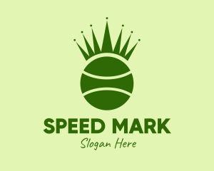 Tennis Ball Crown  logo design