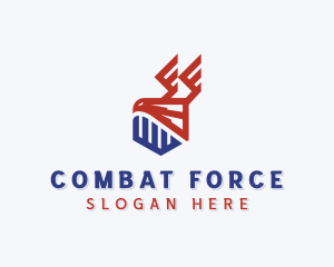 Military - Military Eagle Shield logo design