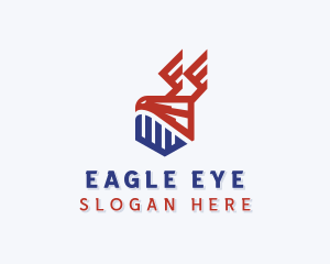 Military Eagle Shield logo design