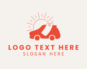Tag - Sun Vehicle Car logo design