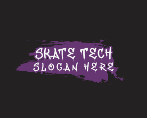 Urban Skate Graffiti logo design