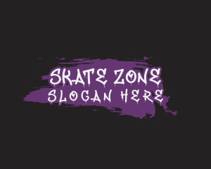 Urban Skate Graffiti logo design