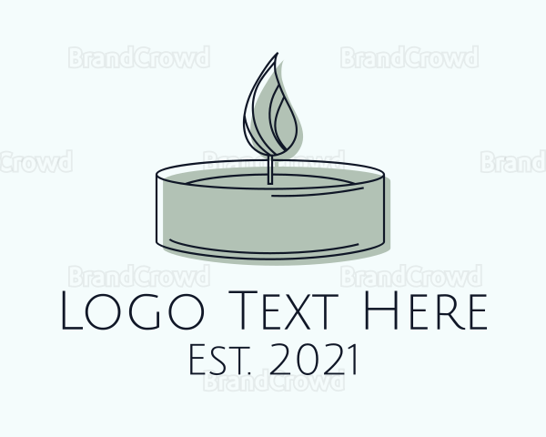 Scented Tealight Candle Logo