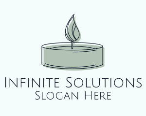 Scented Tealight Candle Logo
