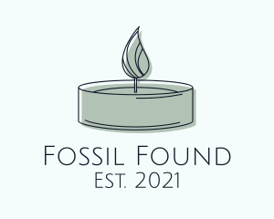 Scented Tealight Candle logo design