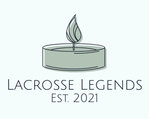 Scented Tealight Candle logo design