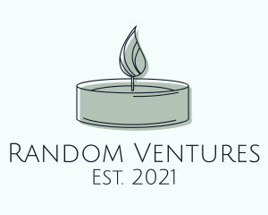 Scented Tealight Candle logo design