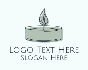 Scented Tealight Candle Logo