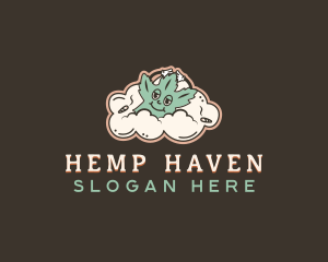 Marijuana Cannabis Weed logo design